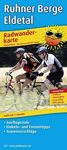 Ruhner Berge - Eldetal: Radwanderkarte mit Ausflugszielen, Einkehr- & Freizeittipps, wetterfest, reißfest, abwischbar, GPS-genau. 1:100000 (Radkarte)