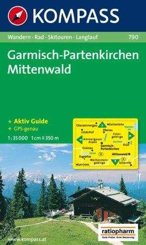 Garmisch-Partenkirchen, Mittenwald. 1 : 35 000: Wander-, Bike-, Skitouren-, Langlauf. GPS-genau