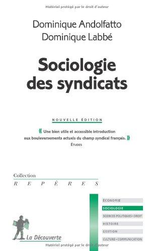 Sociologie des syndicats