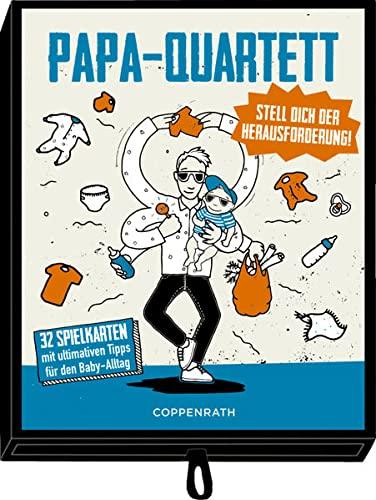 Schachtelspiel Papa-Quartett: Stell dich der Herausforderung!