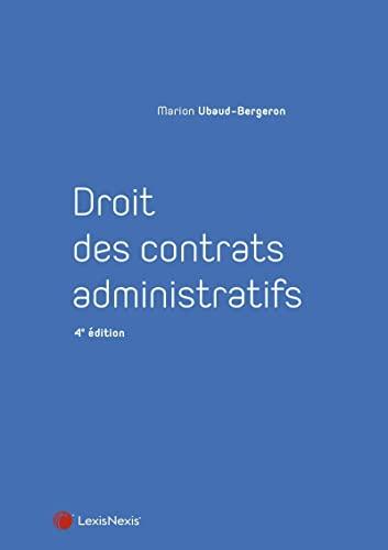 Droit des contrats administratifs