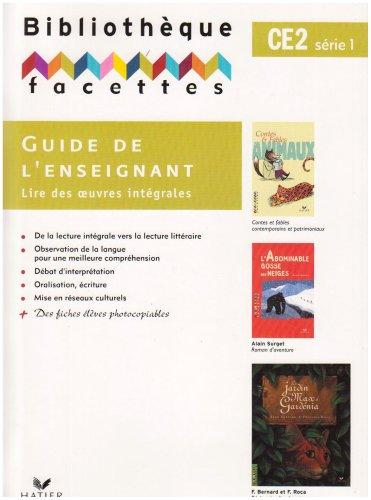 Guide de l'enseignant, CE2 : série 1