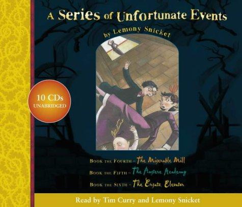 Lemony Snicket Gift Pack: "The Miserable Mill", "The Austere Academy", "The Ersatz Elevator" Nos.4-6 (A Series of Unfortunate Events)