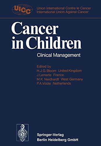 Cancer in Children: Clinical Management