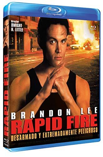 Rapid Fire - Unbewaffnet und Extrem Gefährlich / Rapid Fire (1992) Blu-Ray Spain Import, Deutsche Sprache