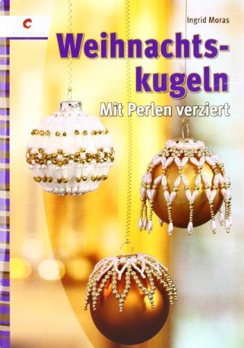 Weihnachtskugeln: Mit Perlen verziert