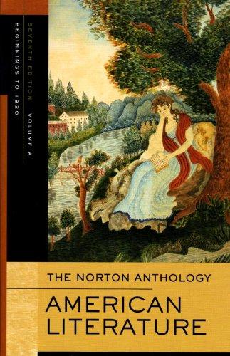 Norton Anthology of American Literature. Vol. A