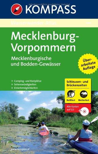 Mecklenburg - Vorpommern: KOMPASS-Wasserwanderatlas.