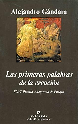 Las primeras palabras de la creación (Argumentos, Band 212)