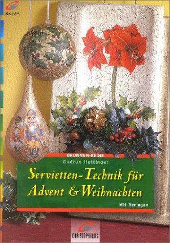 Servietten-Technik für Advent & Weihnachten