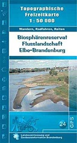 Biosphärenreservat Flusslandschaft Elbe-Brandenburg: Topographische Freizeitkarte 1:50000 (Topographische Freizeitkarten 1:50000, Land  Brandenburg)