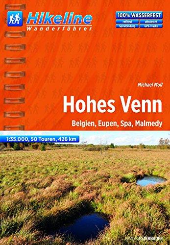 Hikeline Hohes Venn. Belgien, Eupen, Spa, Malmedy, 426 km,  1 : 35 000, GPS-Tracks Download, wasserfest