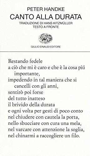 Canto alla durata. Testo tedesco a fronte (Collezione di poesia, Band 438)