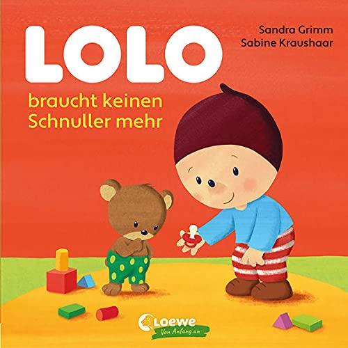 Lolo braucht keinen Schnuller mehr: Pappbilderbuch für Kleinkinder ab 18 Monate - Starke Kontraste fördern die Wahrnehmung (Loewe von Anfang an)