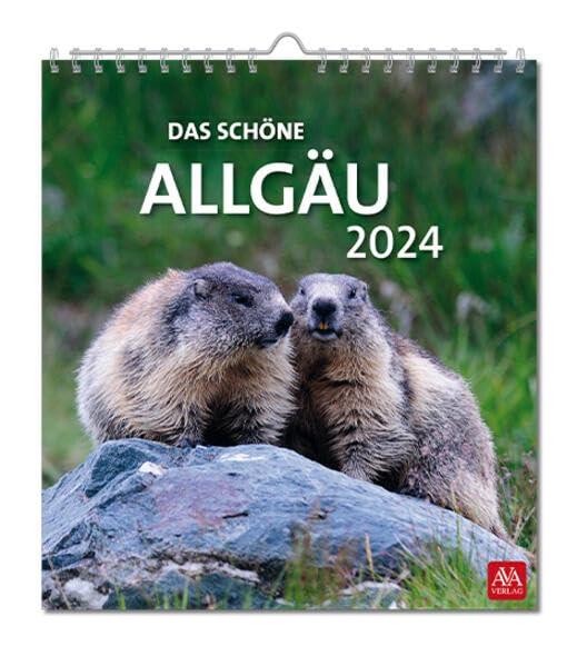 Allgäu 2024: Postkartenkalender