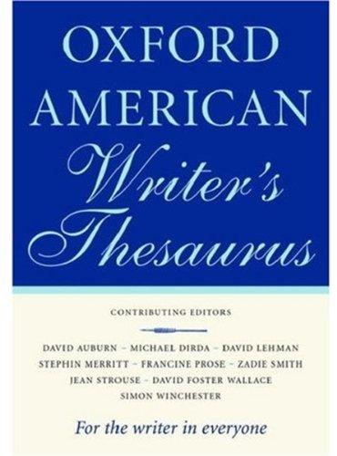 The Oxford American Writer's Thesaurus