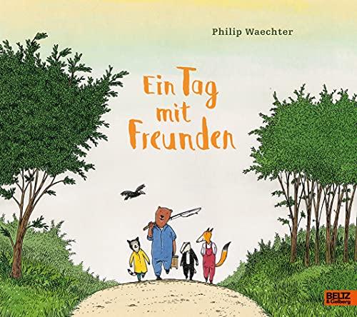 Ein Tag mit Freunden: Vierfarbiges Bilderbuch