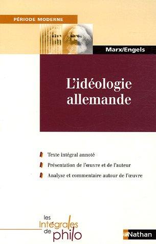 L'idéologie allemande (1845-1846) : première partie