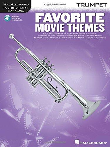 Favourite Movie Themes for Trumpet -Trumpet & Tenor Saxophone Book & CD-: Noten, CD für Trompete