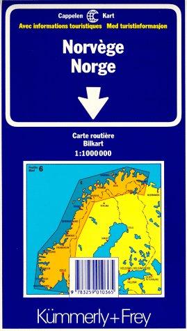 Kümmerly & Frey Karten, Norwegen (International Road Map)