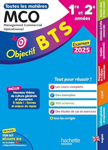 BTS MCO, management commercial opérationnel, 1re et 2e années : toutes les matières : examen 2025