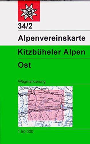 Kitzbüheler Alpen - Ost: Wegmarkierung - 1:50000 (Alpenvereinskarten)