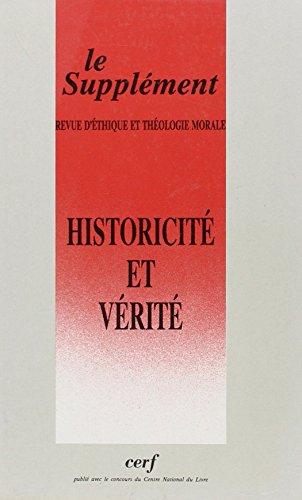 Revue d'éthique et de théologie morale supplément - numéros 188-189 Historicité et vérité