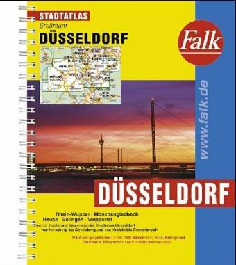 Falk Pläne, Großraum-Städteatlas Düsseldorf, Rhein-Wupper