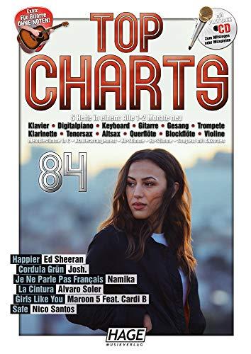 Top Charts 84 (mit CD): Die aktuellsten Hits der erfolgreichsten Stars und das Beste aus den Charts!