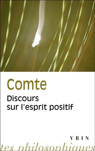 Discours sur l'esprit positif