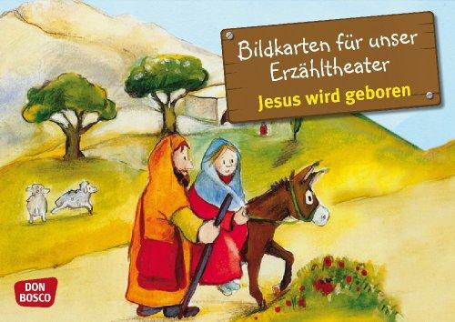 Kamishibai Bildkartenset Jesus wird geboren - Bildkarten für unser Erzähltheater - das Kamishibai