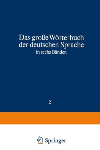 Duden Das große Wörterbuch der deutschen Sprache, Band 2: Cl-F