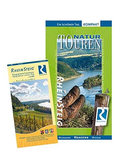 Rheinsteig NaturTOUREN-Set. Erlebnis-Wanderbuch & Wanderkarte des LVermGeo. Fauna, Flora und Geologie auf 20 Tagesetappen leicht erklärt. Mit GPS-Daten, Blütekalender und Höhenprofilen.