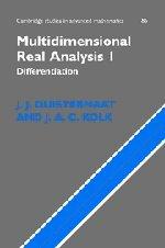 Multidimensional Real Analysis 2 Volume Hardback Set: Multidimensional Real Analysis I: Differentiation (Cambridge Studies in Advanced Mathematics, Band 86)