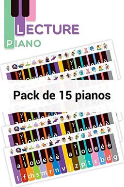 Lecture piano : pack de 15 pianos