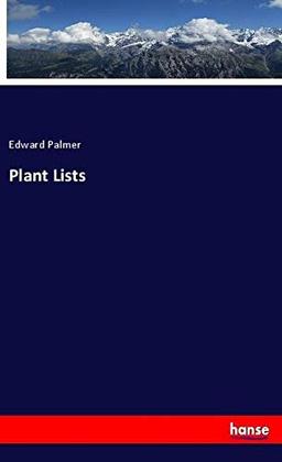 Plant Lists