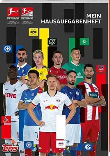 Das offizielle Fußball Bundesliga Hausaufgabenheft von topps: Inkl. Club-Logo Stickern und spannenden Bundesliga Fakten, Platz für Stundenpläne und Übersicht von Feiertagen und Ferien