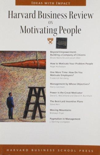 Harvard Business Review on Motivating People