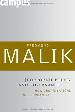 Corporate Policy and Governance: How Organizations Self-Organize (Management: Mastering Complexity)