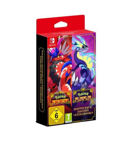 Pokémon Karmesin und Pokémon Purpur (Doppelpack-Edition) - [Nintendo Switch] + Steelbook