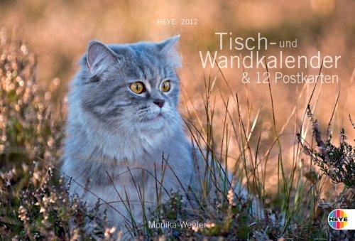 Katzen Multiplaner 2012: Tisch- und Wandkalender