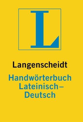 Langenscheidt Handwörterbuch Lateinisch-Deutsch