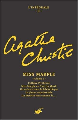 Agatha Christie : l'intégrale. Vol. 2. Miss Marple (1)