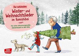 Die schönsten Winter- und Weihnachtslieder im Kamishibai. Kamishibai Bildkartenset. Für eine stimmungsvolle Adventszeit in der Kita (Bilderbuchgeschichten für unser Erzähltheater)