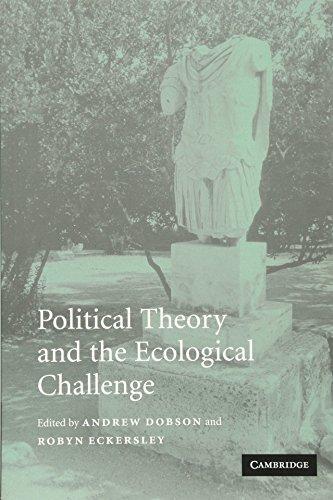 Political Theory and the Ecological Challenge