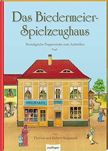 Das Biedermeier-Spielzeughaus: Nostalgische Puppenstube zum Aufstellen | Nostalgische Puppenstube mit vier Räumen