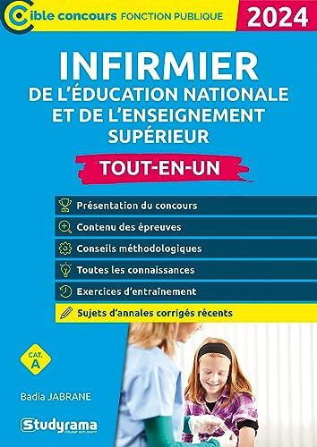 Infirmier de l'Education nationale et de l'enseignement supérieur, cat. A : tout-en-un, 2024