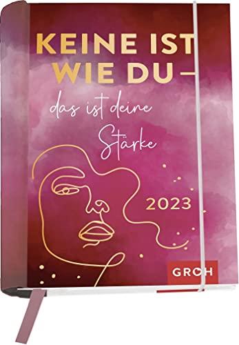 Keine ist wie du - das ist deine Stärke 2023: Wochenkalender mit 12 Postkarten (Terminplaner für die Handtasche)