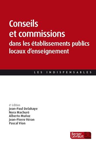 Conseils et commissions dans les établissements publics locaux d'enseignement