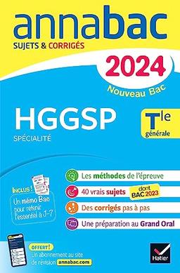 HGGSP spécialité, terminale générale : nouveau bac 2024